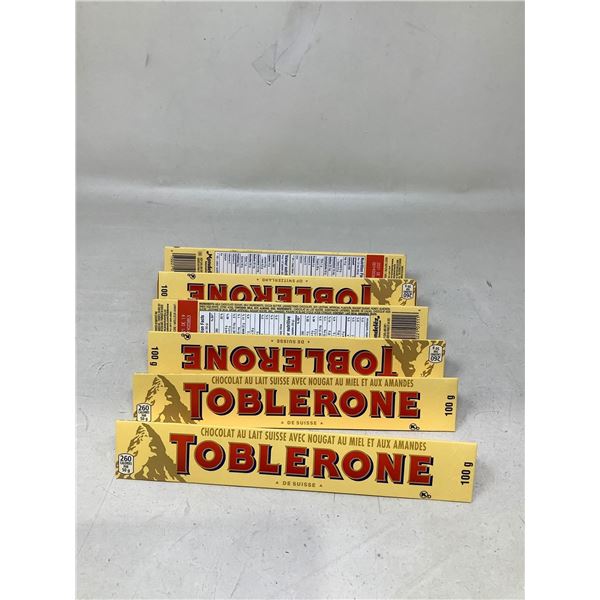 Toblerone oversize bars lot of 6 x 100g