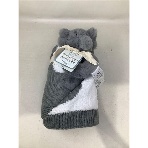 Little Miracles blanket and rattle set NEW