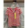 Image 1 : Nicole Miller NEW ladies stripe top size S