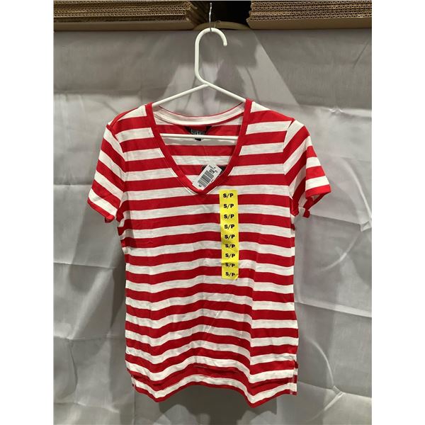 Nicole Miller NEW ladies stripe top size S