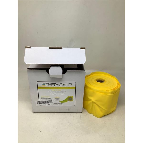 Theraband non latex pro resistance band Yellow light 50 yards