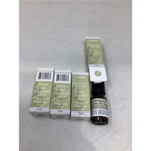 Lemon Pure Essential Oil (4 X 10ML)