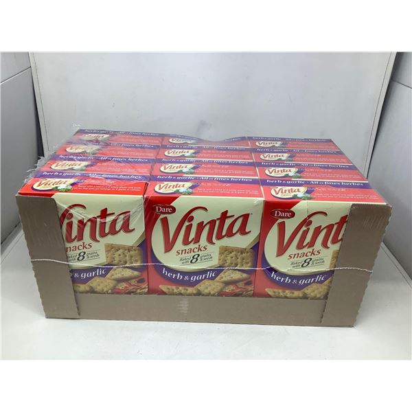 Dare Vinta Herb & Garlic Crackers Lot Of 12