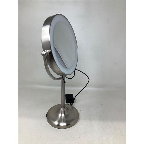 Dual Sided Beauty Mirror With Ring Light