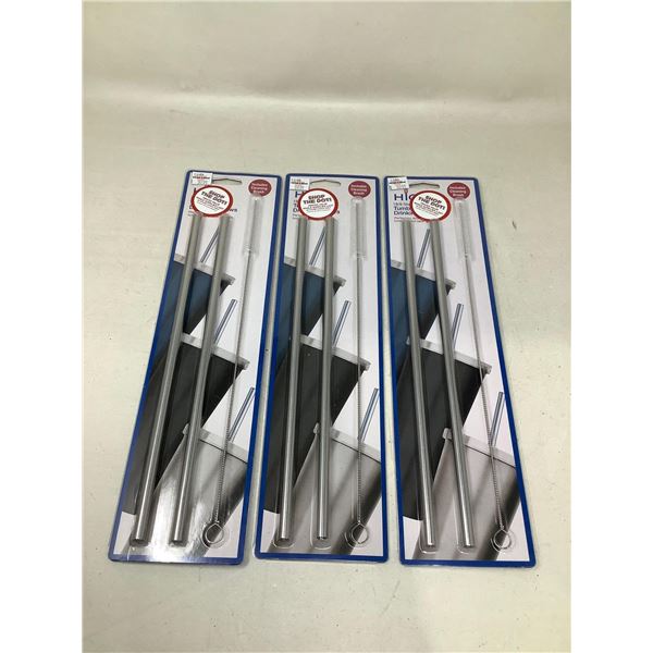 HIC Tumbler Drinking Straws Lot Of 3