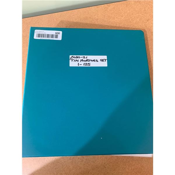 2020-2021 Complete Set of Tim Hortons collector series in binder