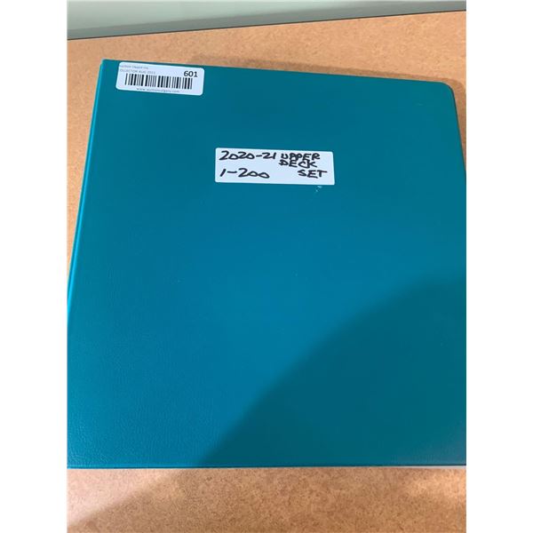 Upper Deck Hockey Card Set 2020-2021 series 1-200 in binder