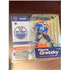 Image 1 : Wayne Gretzky Edmonton oilers McFarland Figurine NEW Mint Cased with ice surface mount and stick