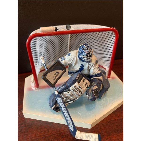 Curtis Joseph McFarland Figurine with ice surface mount and stick