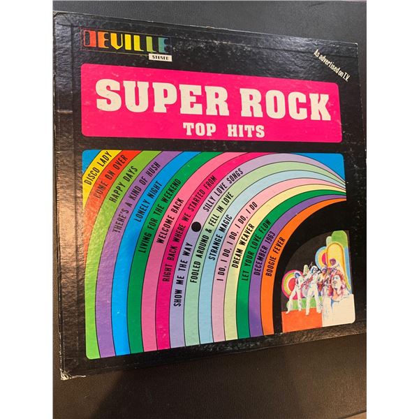 Deville Super Rock 17 top hits of 1976 - previously played Classic LP