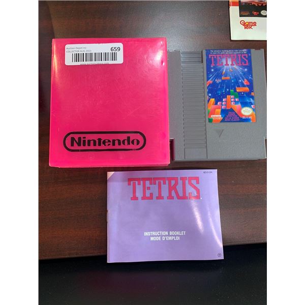 Classic Nintendo Entertainment System Cartridge - Tetris with manual