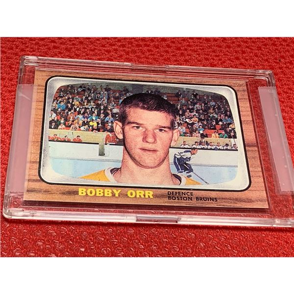 Bobby Orr Boston Bruins Cased Card 1965/66 Canada  Reprint