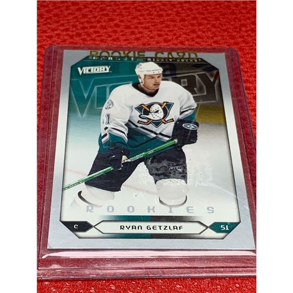 Victory Ryan Getzlaf Mighty Ducks Rookie card