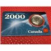 Image 1 : Royal Canadian Mint 2000 Millenium issue Quarter carded