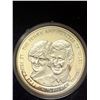 Image 1 : Canada June 1983 Mint Issued Silver cased The prince & princess of Wales commemorative coin in mint 