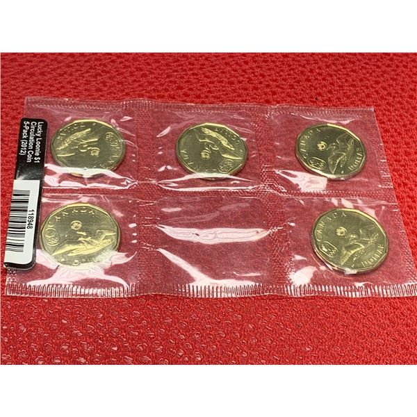 Royal Canadian Mint issue Proof Mint Sealed Lucky Loonies 2012 5 pack OLYMPIC ISSUE