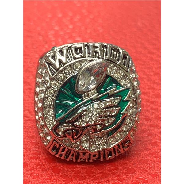 Philly Eagles engraved Foles MVP Championship ring
