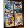 Image 1 : Marvel Iron Man issues 198,199, 201,202 COMIC BOOKS - SOLD AS A LOT OF 4 - in protectors, great cond