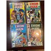 Image 1 : Marvel Iron Man issues 203-206 COMIC BOOKS - SOLD AS A LOT OF 4 - in protectors, great condition