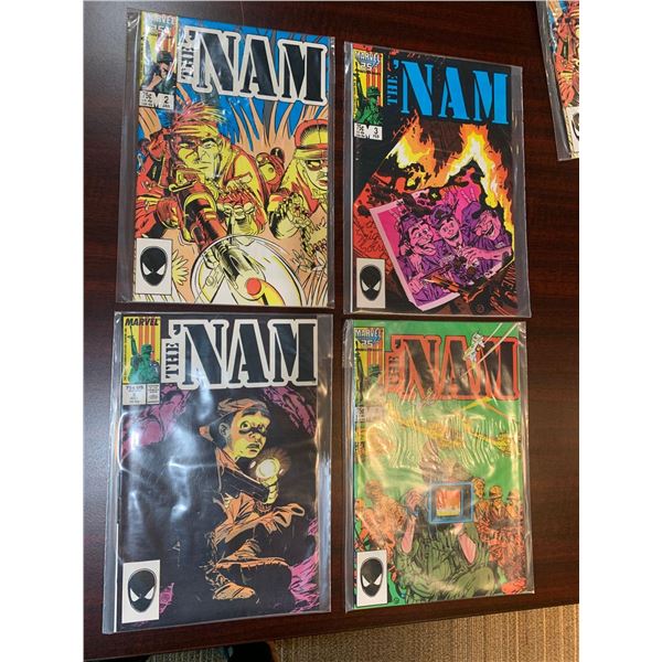 Marvel The Nam issues 2,3,4,8 COMIC BOOKS - SOLD AS A LOT OF 4 - in protectors, great condition