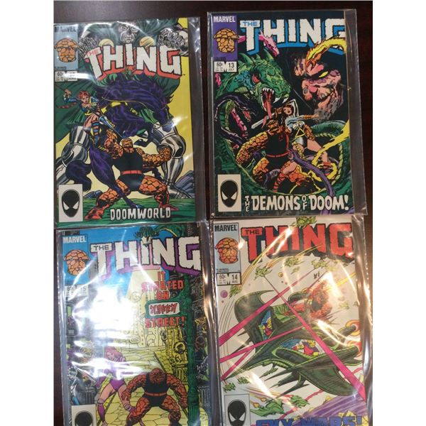 Marvel The Thing issues 12-15 COMIC BOOKS - SOLD AS A LOT OF 4 - in protectors, great condition