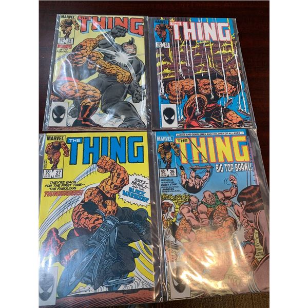 Marvel The Thing issues 24-27 COMIC BOOKS - SOLD AS A LOT OF 4 - in protectors, great condition