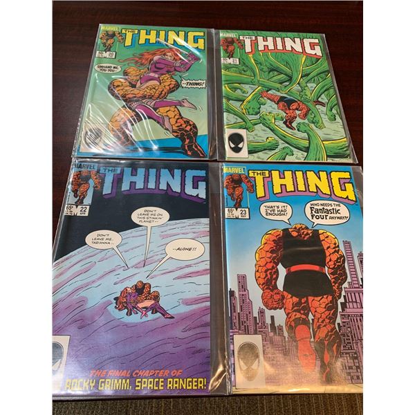 Marvel The Thing issues 20-23 COMIC BOOKS - SOLD AS A LOT OF 4 - in protectors, great condition