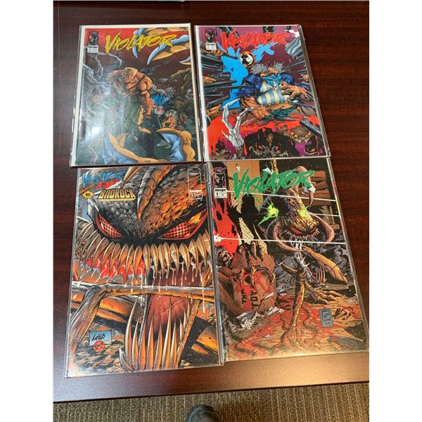 Image Violator issues 1,1-3 COMIC BOOKS - SOLD AS A LOT OF 4 - in protectors, great condition