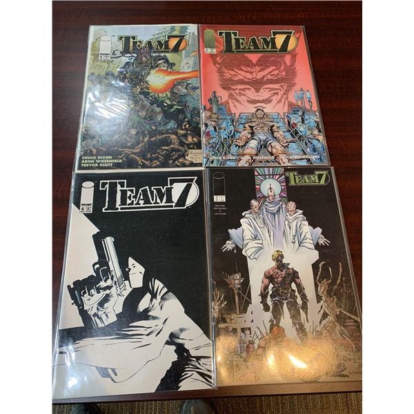 Image Team 7 issues 1-4 COMIC BOOKS - SOLD AS A LOT OF 4 - in protectors, great condition