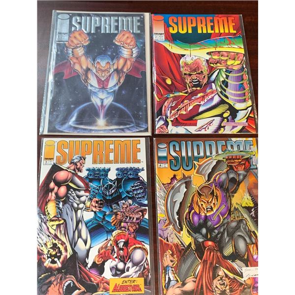 Image Supreme issues 1-4 COMIC BOOKS - SOLD AS A LOT OF 4 - in protectors, great condition