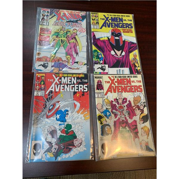 Marvel The X Men Avengers issues 2,2,3,4 COMIC BOOKS - SOLD AS A LOT OF 4 - in protectors, great con