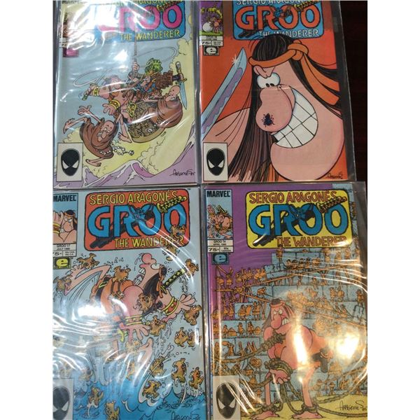 Marvel Sergio Aragones GROO issues 14-17 COMIC BOOKS - SOLD AS A LOT OF 4 - in protectors, great con