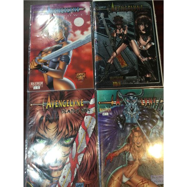 Maximum Press Avengelyne issues 1,1,2,2,COMIC BOOKS - SOLD AS A LOT OF 4 - in protectors, great cond