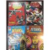 Image 1 : DC The New Teen Titans issues 22-25 series COMIC BOOKS - SOLD AS A LOT OF 4 - in protectors, great c