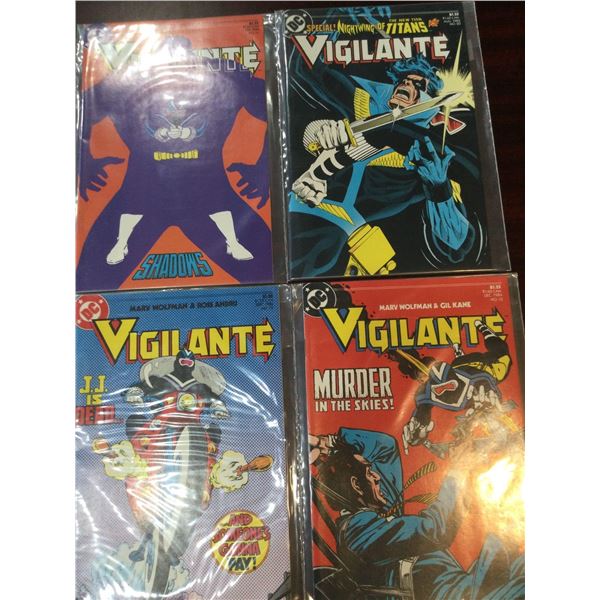 DC Vigilante Issues 10,13,14,20 COMIC BOOKS - SOLD AS A LOT OF 4 - in protectors, great condition