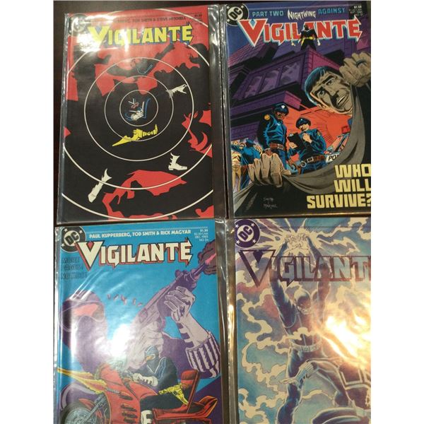 DC Vigilante issues 21-24 series COMIC BOOKS - SOLD AS A LOT OF 4 - in protectors, great condition