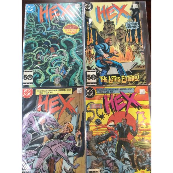 DC HEX issues 1-4 in series COMIC BOOKS - SOLD AS A LOT OF 4 - in protectors, great condition