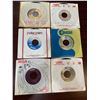 Image 1 : Vintage Lot of 6 - 45RPM Singles of past hits with sleeves
