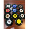 Image 1 : Vintage Lot of 11 - 45RPM Singles assorted artists