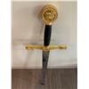 Image 2 : King Aurthur Excaliber commemorative collector reproduction sword with detailed engraved handle, 33 