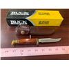 Image 1 : Buck Limited Edition hunting knife with rosewood handle fixed blade NEW in box