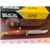 Image 2 : Buck Limited Edition hunting knife with rosewood handle fixed blade NEW in box