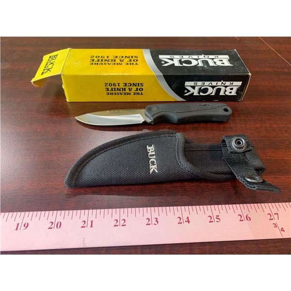 Buck Model 473 Camo Knife with rubberized handle NEW in box