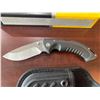 Image 2 : Buck Omni folding Hunting Knife with carry sheath NEW in box