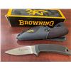 Image 2 : Browning Hunters Skinning/Trappers knife with sheath NEW in box
