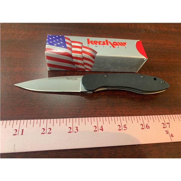 Kershaw folding pocket knife with belt clip easy open design NEW in box