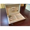 Image 3 : Hecho A Mano DECRAL Cedar lined cigar Humidor double layer design with Guages