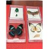 Image 1 : Zoology Mounted Butterflys and insects Lot of 4