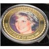 Image 1 : Lady Diana The People Princess 24K Gold Plated commemorative NEW Cased collector medallion "The Last