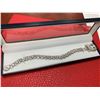 Image 1 : Stunning Sterling Silver Ladies Buckle Design Bracelet NEW with gemstones Gift boxed